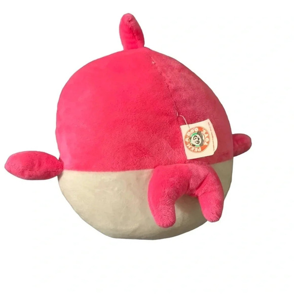 Peek a Book pink plush shark 10" - Picture 2 of 3